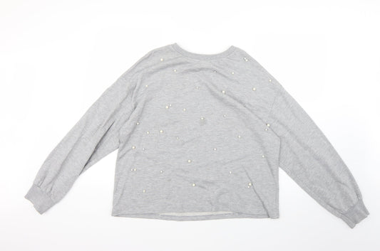 Womens UK Size 14 Matalan Grey Pullover Jumper