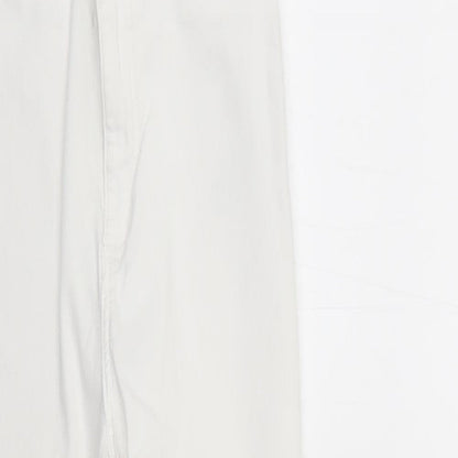 Topshop Womens White   Skinny Jeans Size 30 L25 in