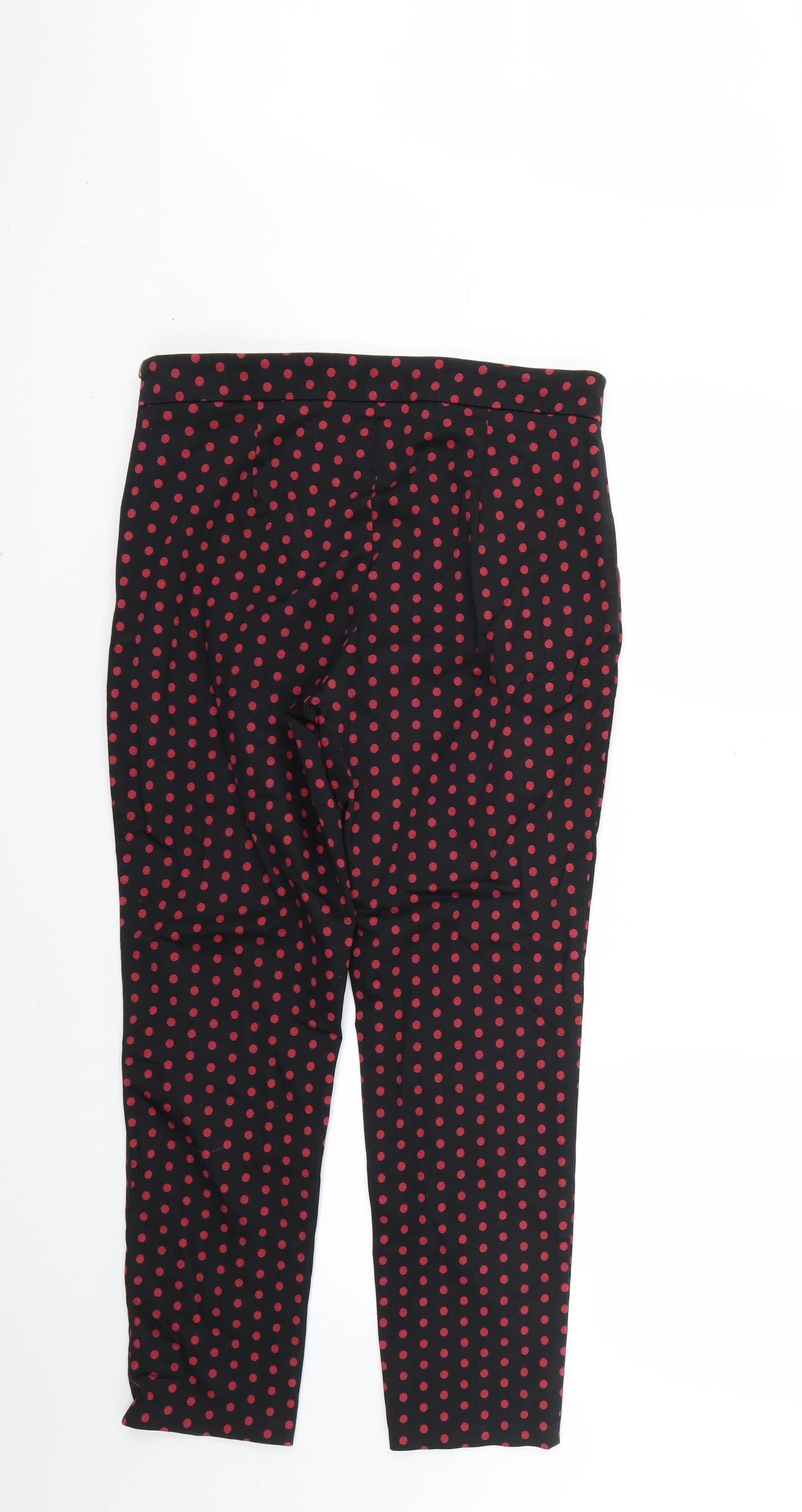 F&F Womens Black Polka Dot  Trousers   L25 in