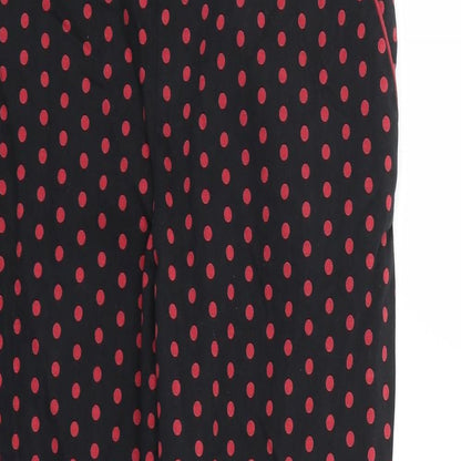 F&F Womens Black Polka Dot  Trousers   L25 in
