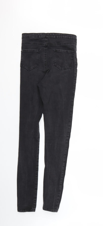 Denim & Co. Womens Black   Skinny Jeans Size 12 L30 in