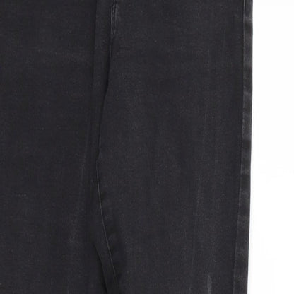 Denim & Co. Womens Black   Skinny Jeans Size 12 L30 in