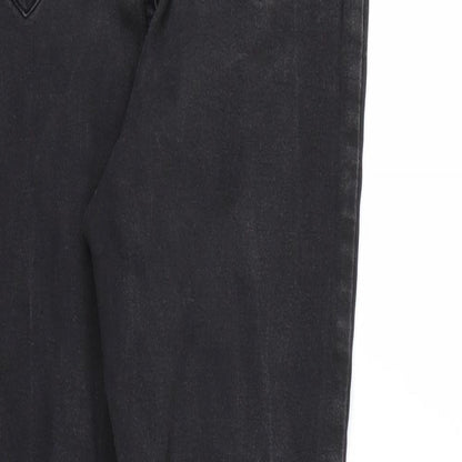 Denim & Co. Womens Black   Skinny Jeans Size 12 L30 in