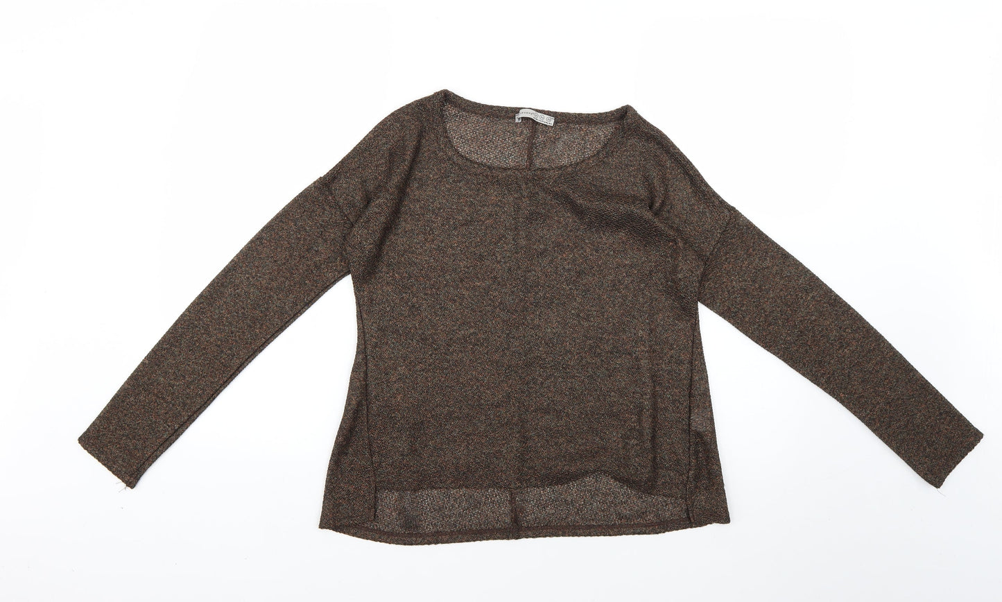 Womens UK Size 6 Atmosphere Brown Pullover Jumper