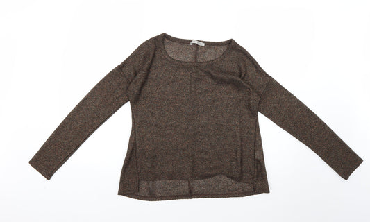 Womens UK Size 6 Atmosphere Brown Pullover Jumper