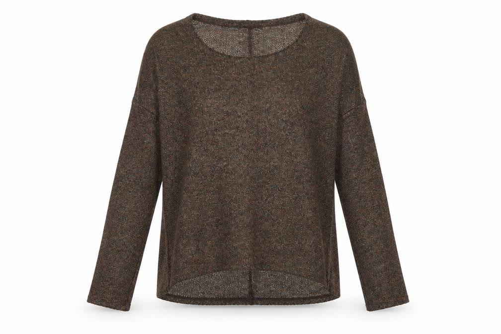 Womens UK Size 6 Atmosphere Brown Pullover Jumper