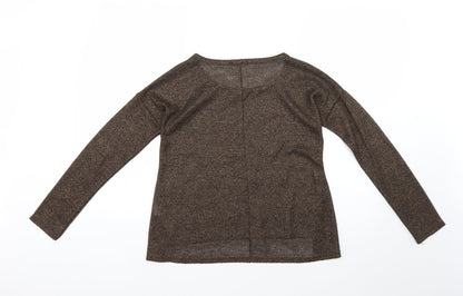 Womens UK Size 6 Atmosphere Brown Pullover Jumper