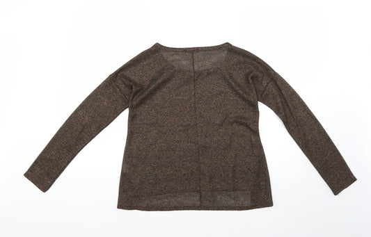 Womens UK Size 6 Atmosphere Brown Pullover Jumper
