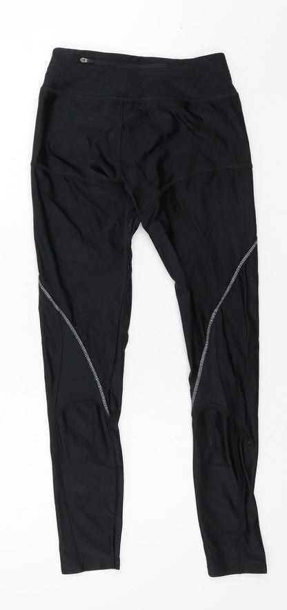 MP Womens Black  Jersey Capri Trousers Size S L26 in
