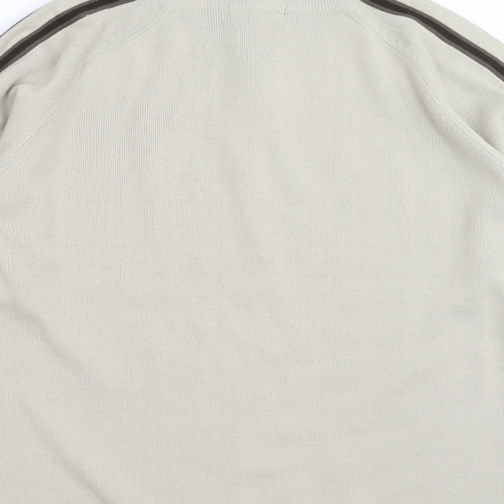 Womens UK Size L Preworn Beige Pullover Jumper