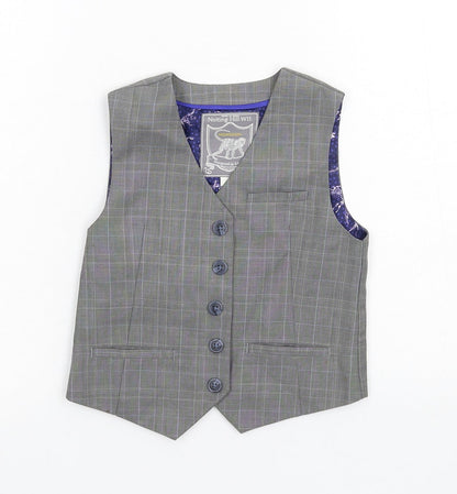 Monsoon Boys Grey   Jacket Waistcoat Size 4 Years