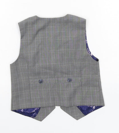 Monsoon Boys Grey   Jacket Waistcoat Size 4 Years