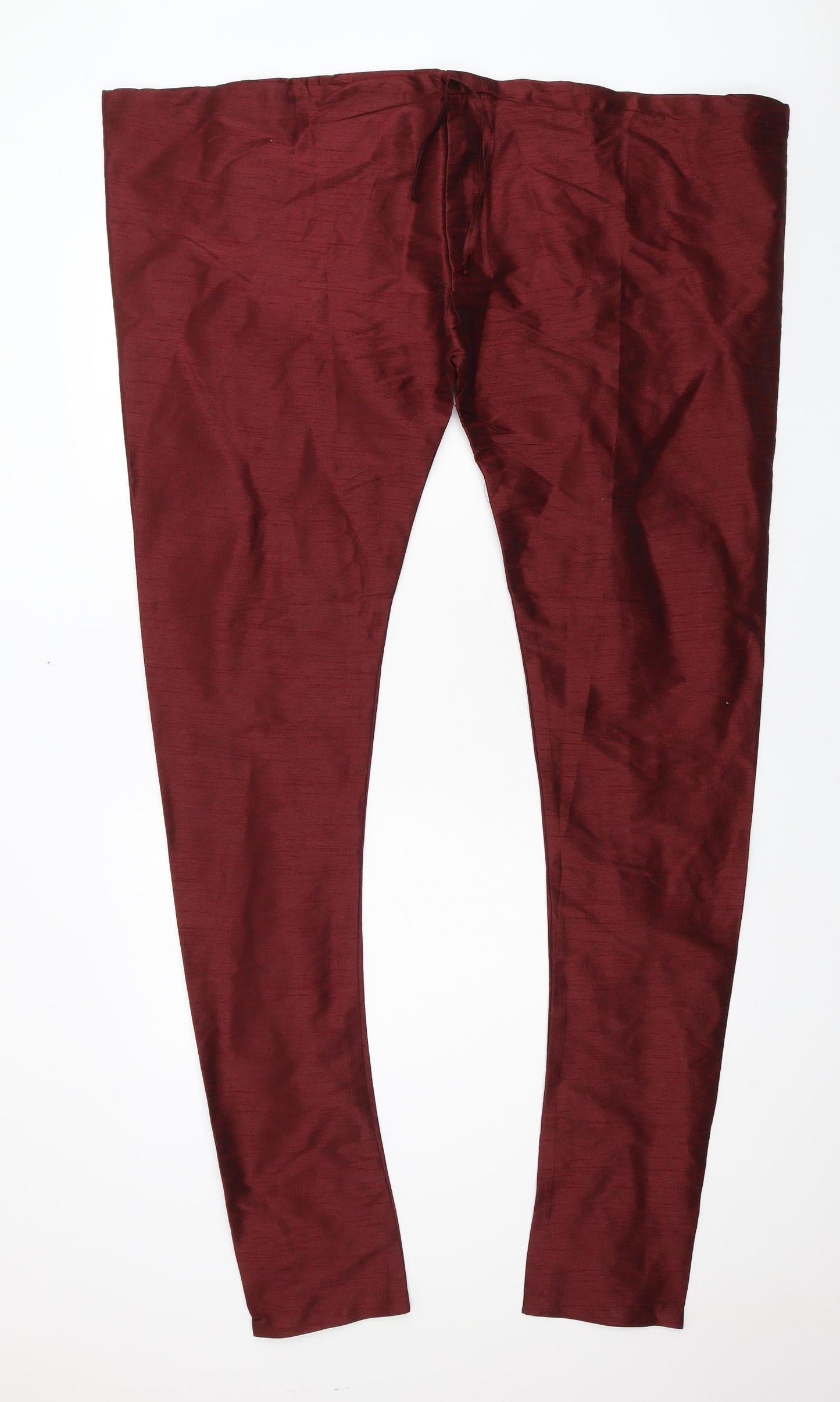 Womens UK Size 57 in Preworn Regular Fit  Red Trousers