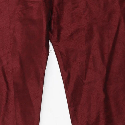 Womens UK Size 57 in Preworn Regular Fit  Red Trousers