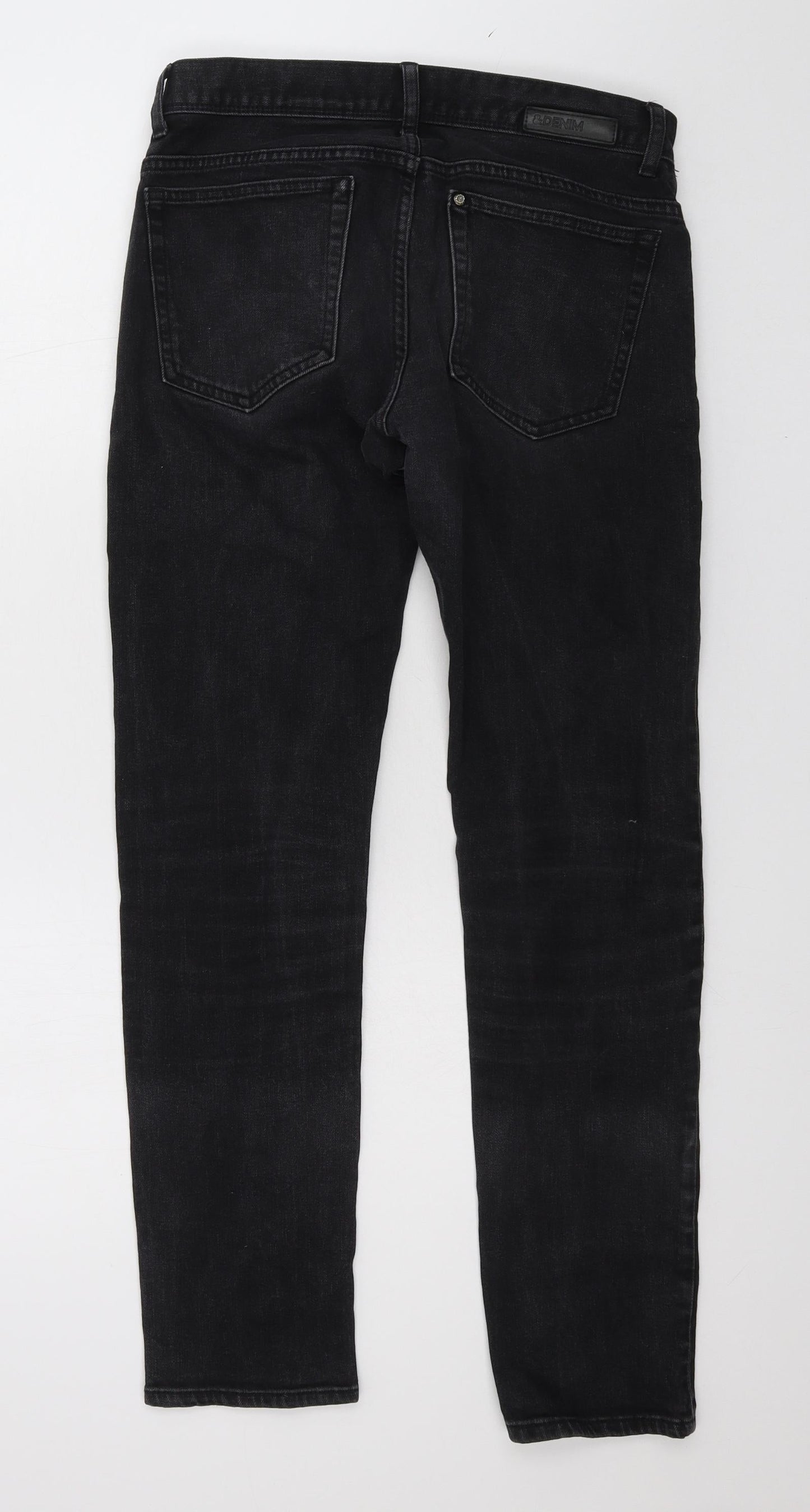 Womens UK Size 30 in H&M Regular Fit Skinny Grey Jeans