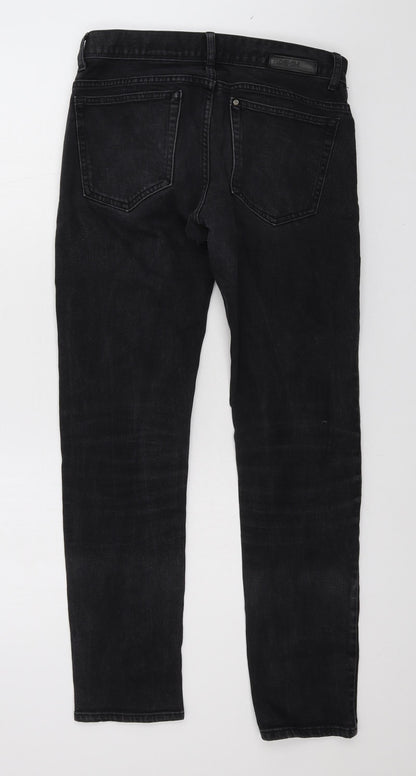 Womens UK Size 30 in H&M Regular Fit Skinny Grey Jeans