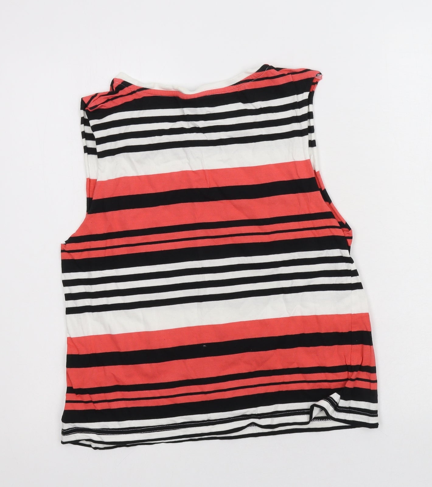 Womens UK Size 10 Topshop Multicoloured Basic Tank