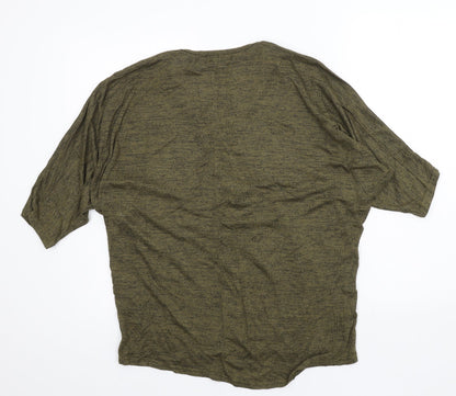 Womens UK Size M New Look Green Pullover Jumper