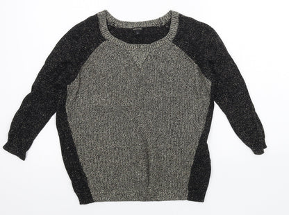 Womens UK Size 10 River Island Black Pullover Jumper