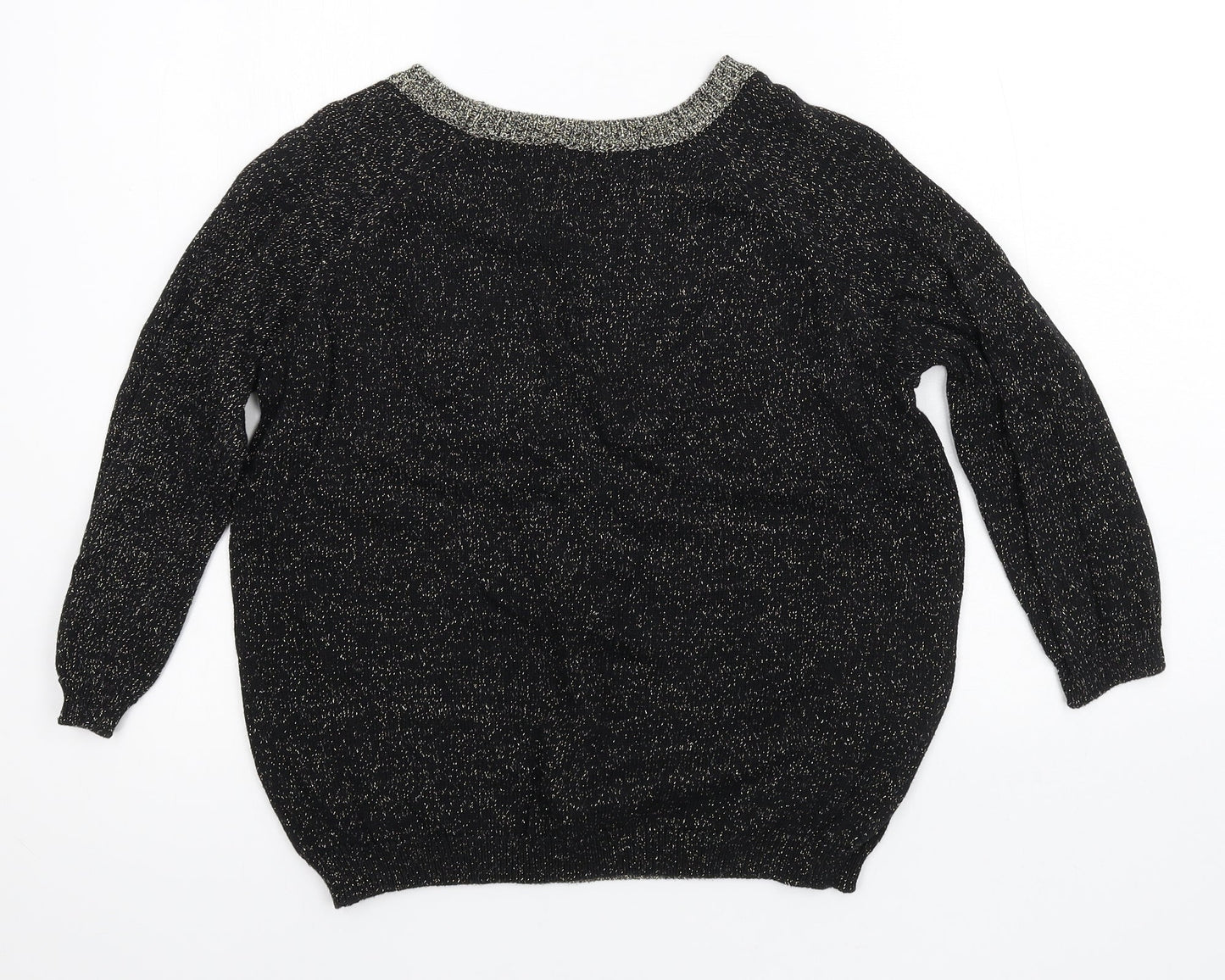 Womens UK Size 10 River Island Black Pullover Jumper