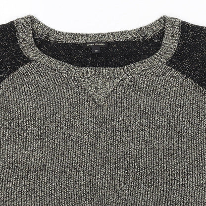 Womens UK Size 10 River Island Black Pullover Jumper