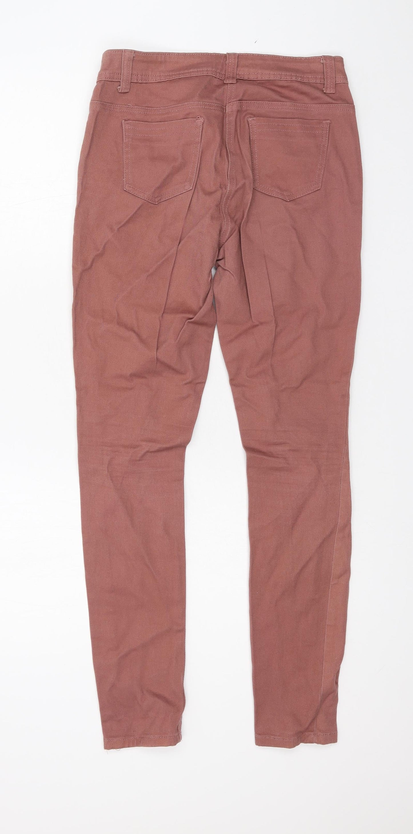 George Womens Pink  Denim Skinny Jeans Size 10 L29 in