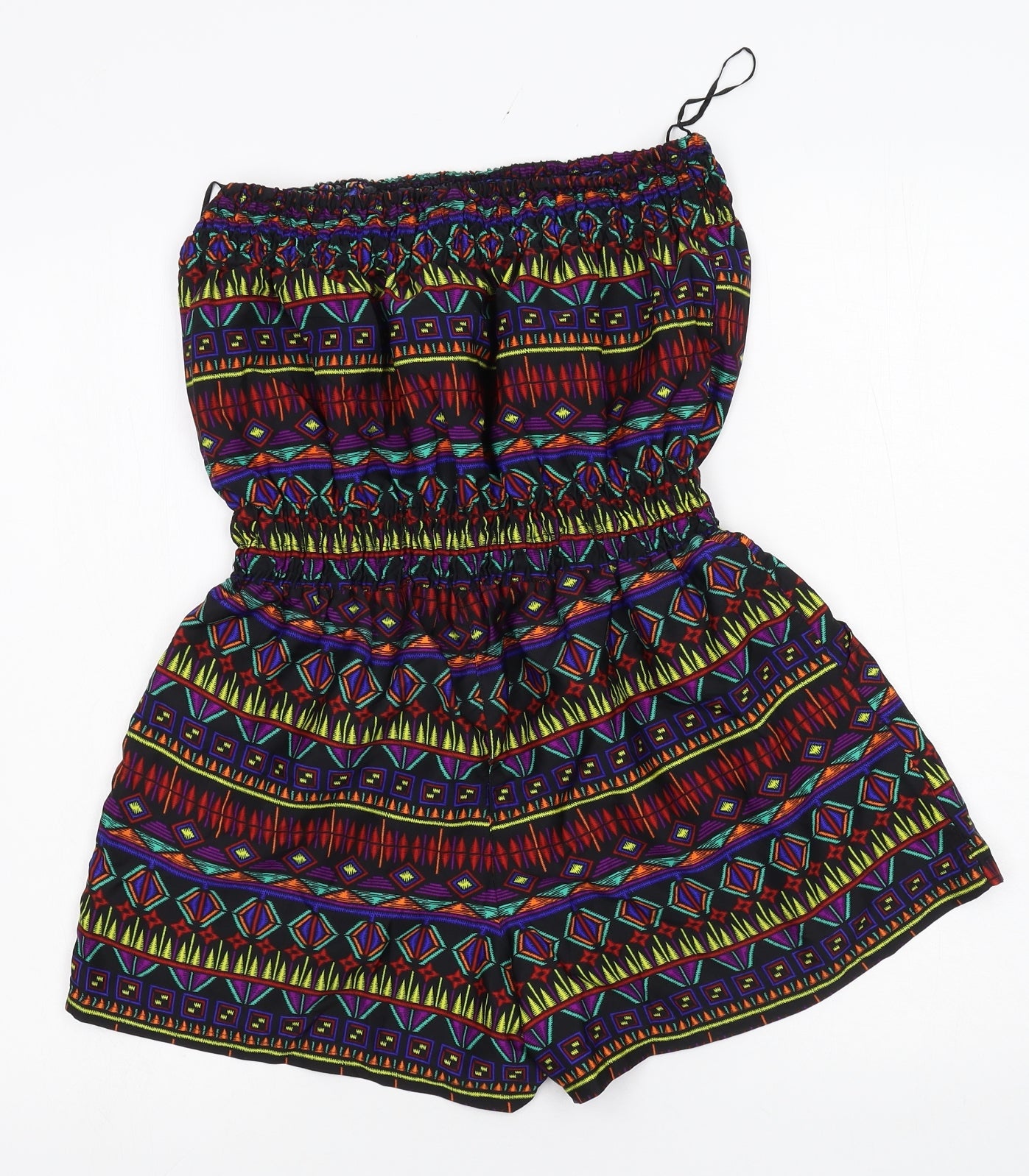 Ocean Club Womens Multicoloured Geometric  Playsuit One-Piece Size 10