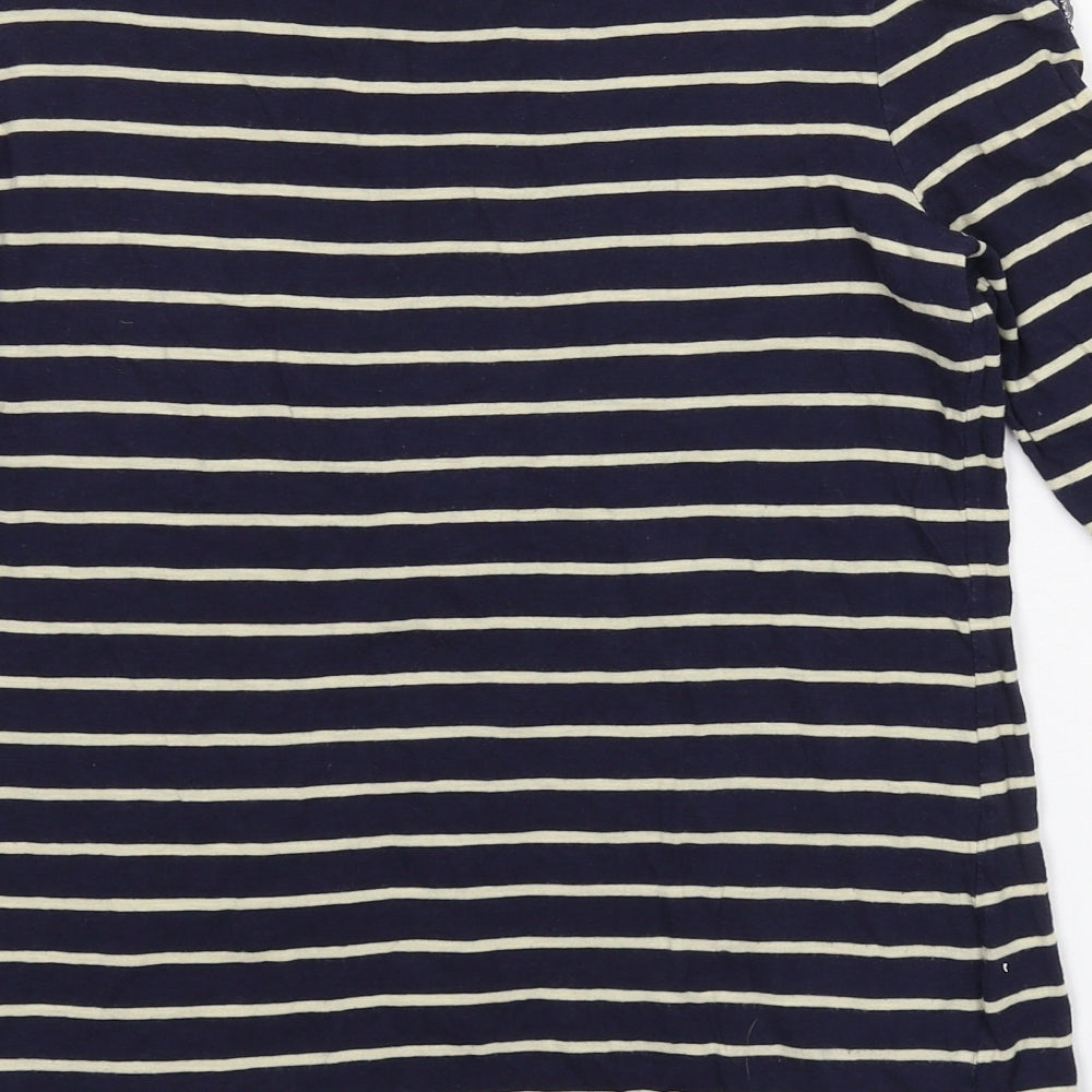 Womens UK Size 10 River Island Black Basic T-Shirt