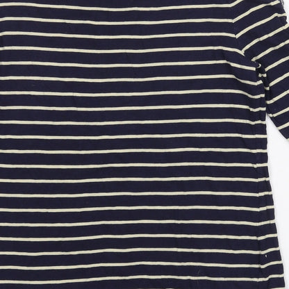 Womens UK Size 10 River Island Black Basic T-Shirt