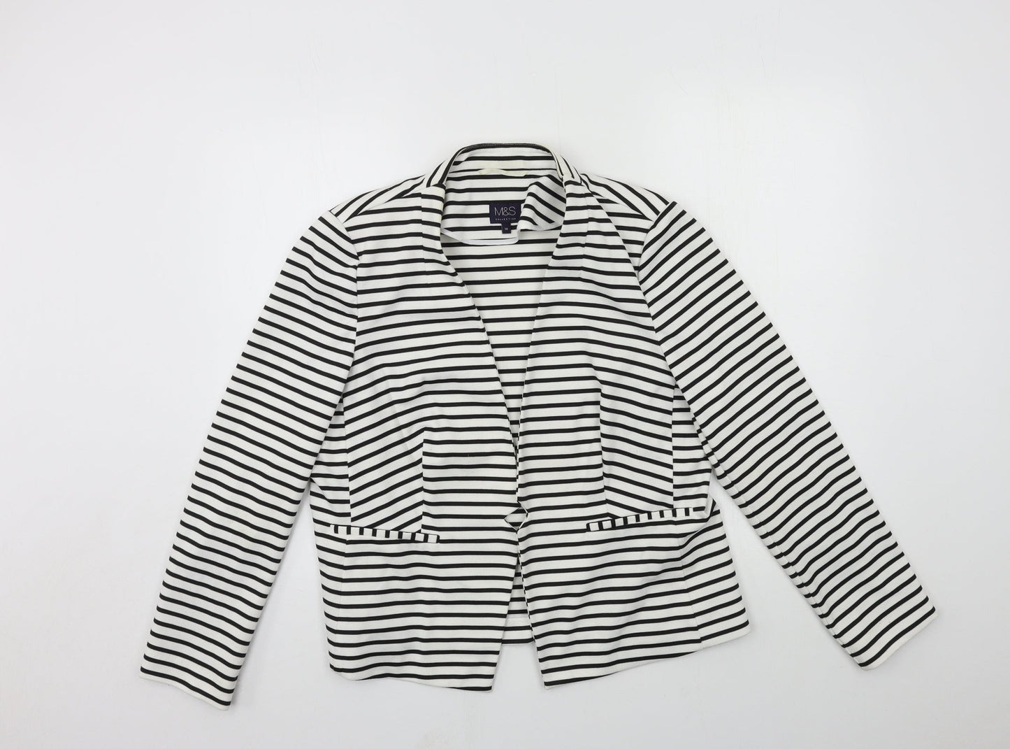 Womens UK Size 18 Marks and Spencer White Jacket