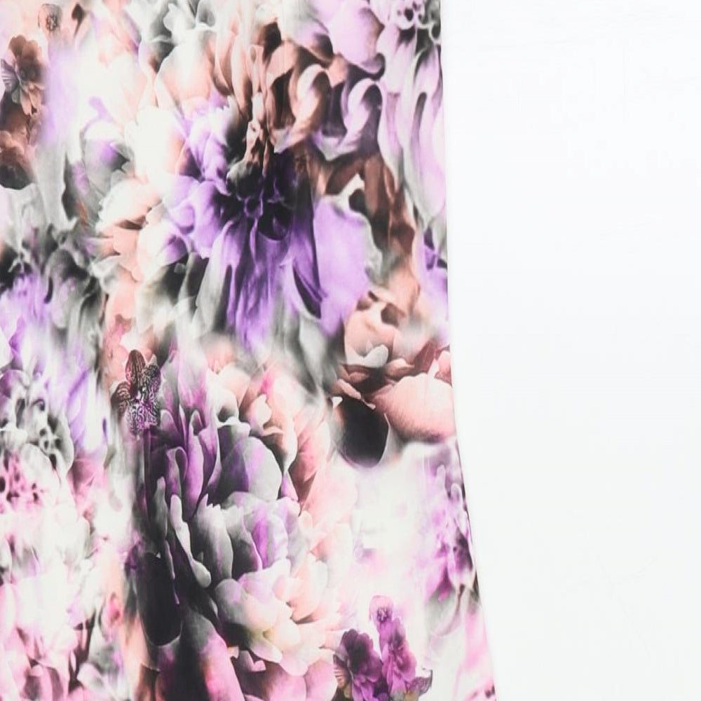 Definition Womens Pink Floral  Bodycon  Size 8