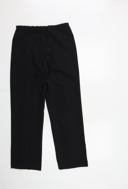 Womens UK Size 10 Epilogue Regular Fit  Black Trousers