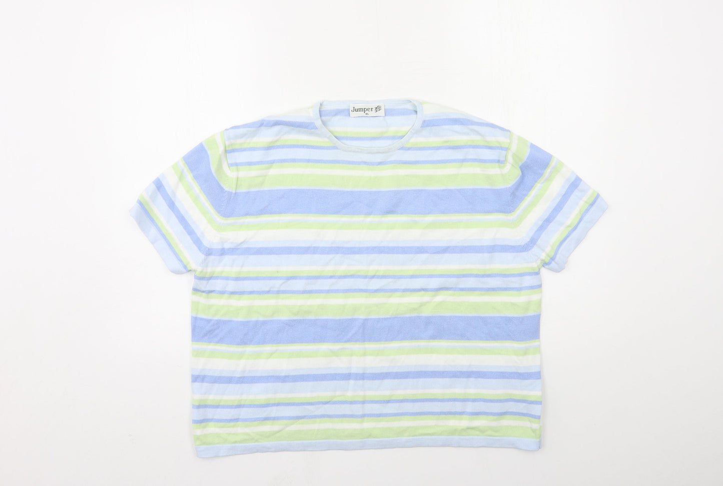 Womens UK Size XL Jumper Blue Pullover Jumper