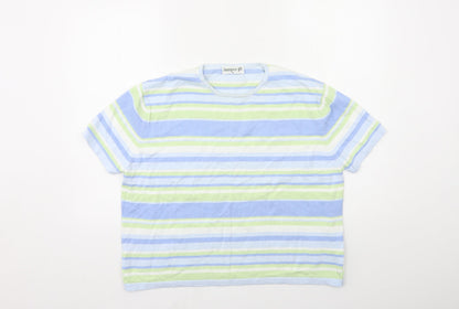 Womens UK Size XL Jumper Blue Pullover Jumper