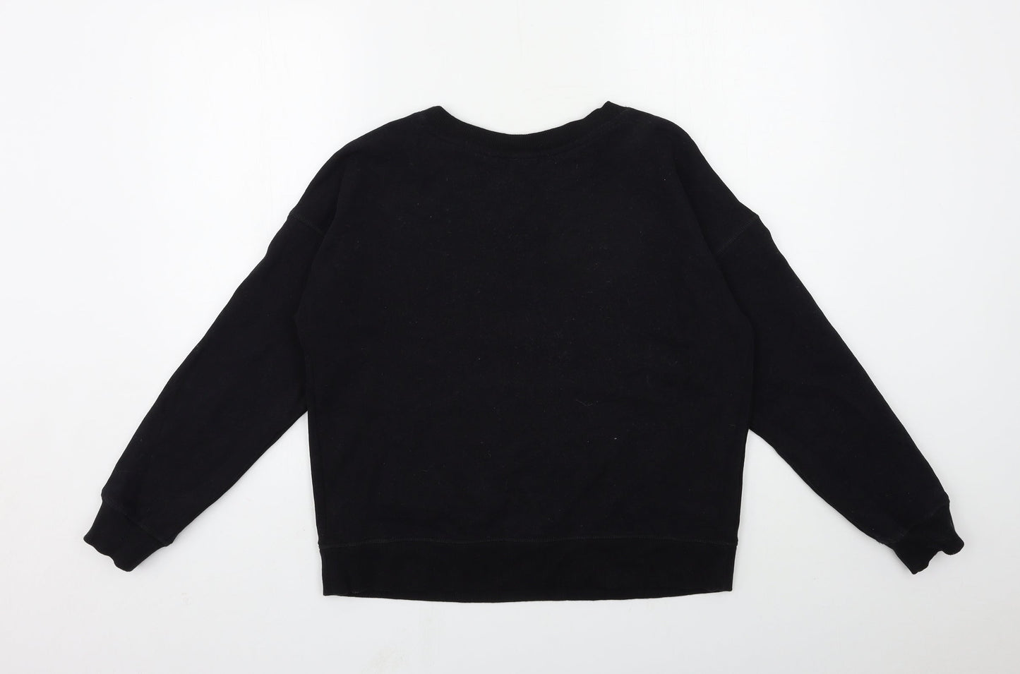 Womens UK Size M NEXT Black Pullover Sweatshirt