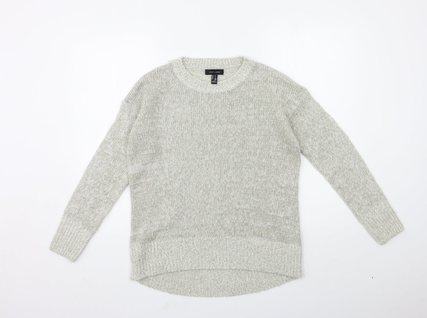Womens UK Size S New Look Grey Pullover Jumper