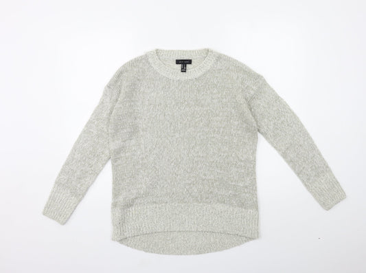 Womens UK Size S New Look Grey Pullover Jumper