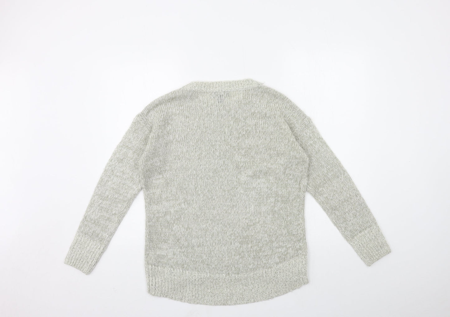 Womens UK Size S New Look Grey Pullover Jumper