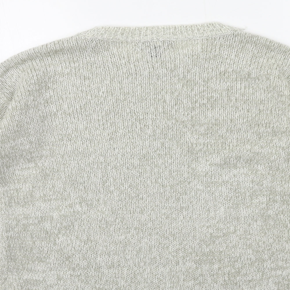 Womens UK Size S New Look Grey Pullover Jumper