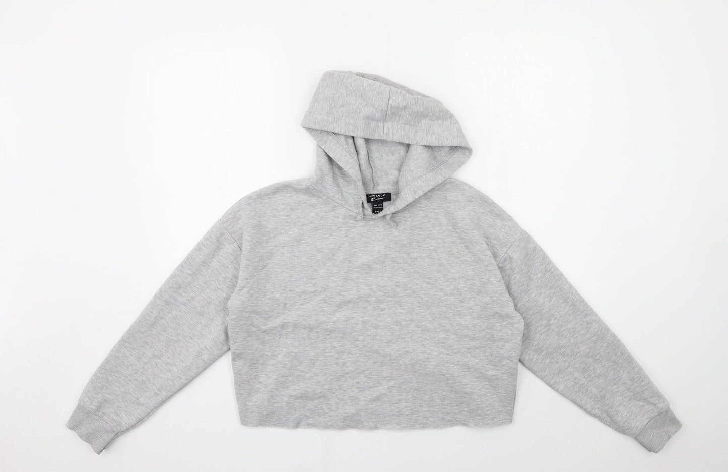 New Look Girls Grey   Pullover Hoodie Size 12-13 Years