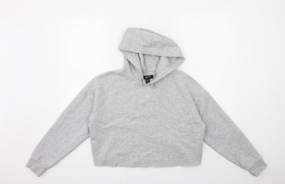 New Look Girls Grey   Pullover Hoodie Size 12-13 Years