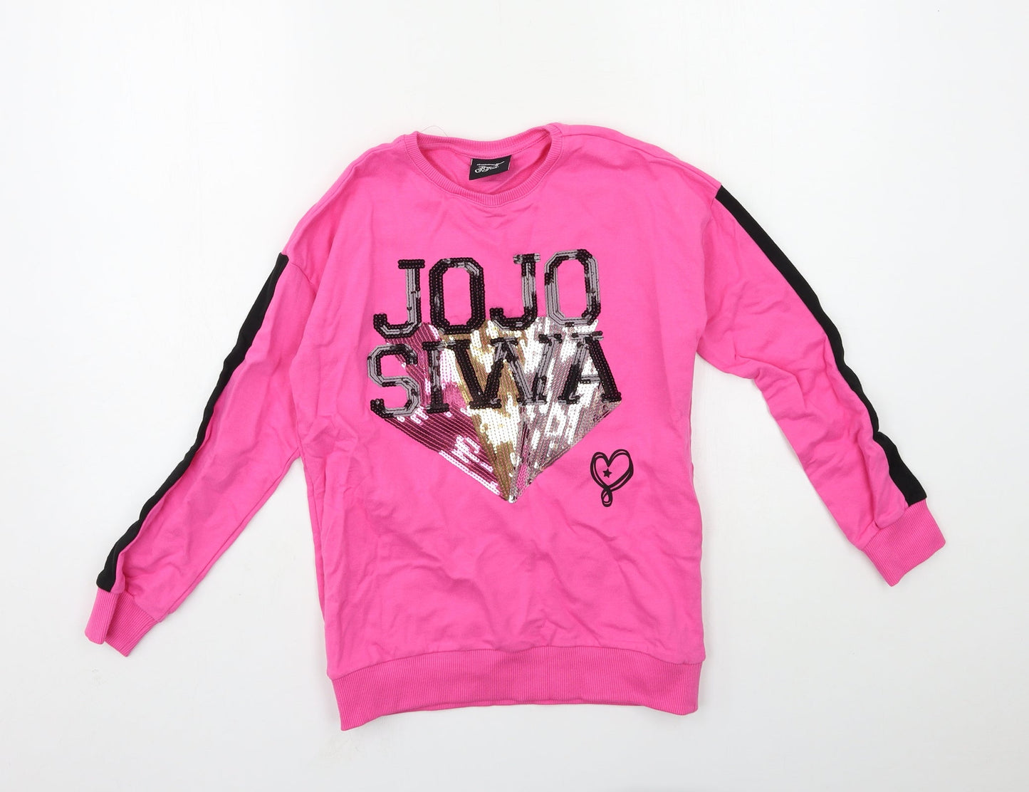 Primark Girls Pink   Pullover Sweatshirt Size 9-10 Years  - JOJO SILVA