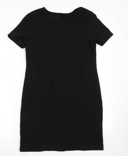 Preworn Womens Black   A-Line  Size 8