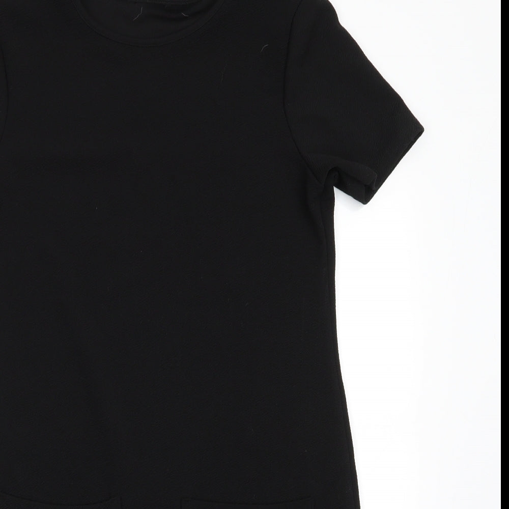 Preworn Womens Black   A-Line  Size 8