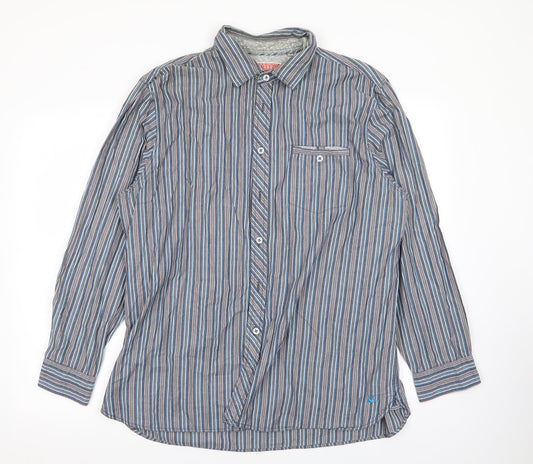 Mens UK Size XL montaray Multicoloured  Button-Up Long Sleeve Casual Shirt