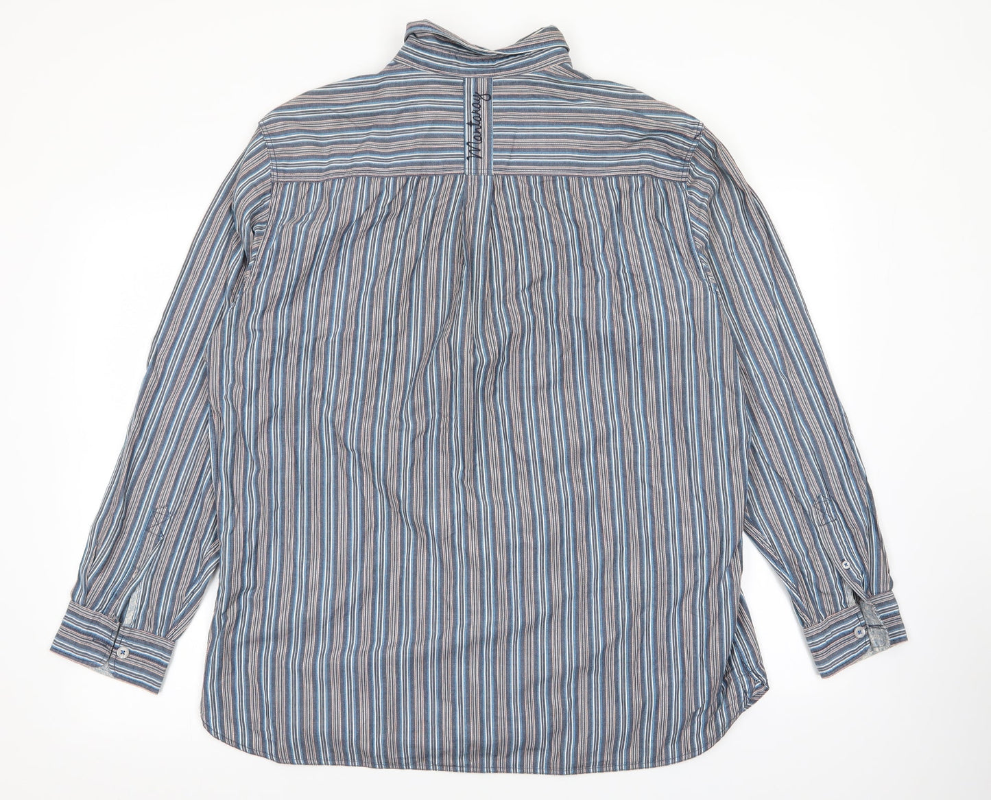 Mens UK Size XL montaray Multicoloured  Button-Up Long Sleeve Casual Shirt