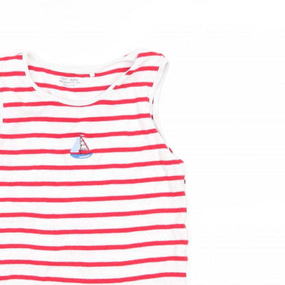 NEXT Boys Multicoloured Striped  Babygrow One-Piece Size 36 Months