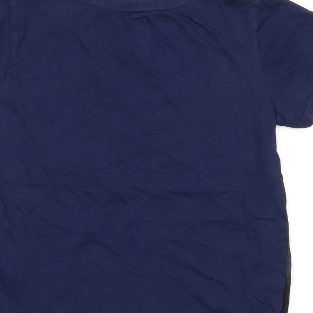 love to lounge Womens Blue Geometric  Top Pyjama Top Size 6