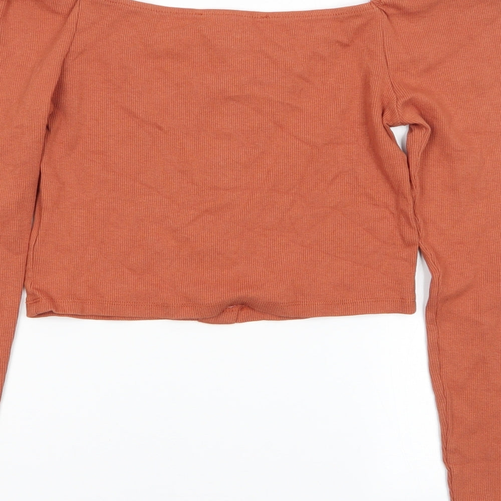 Primark Womens Brown   Basic Blouse Size 4