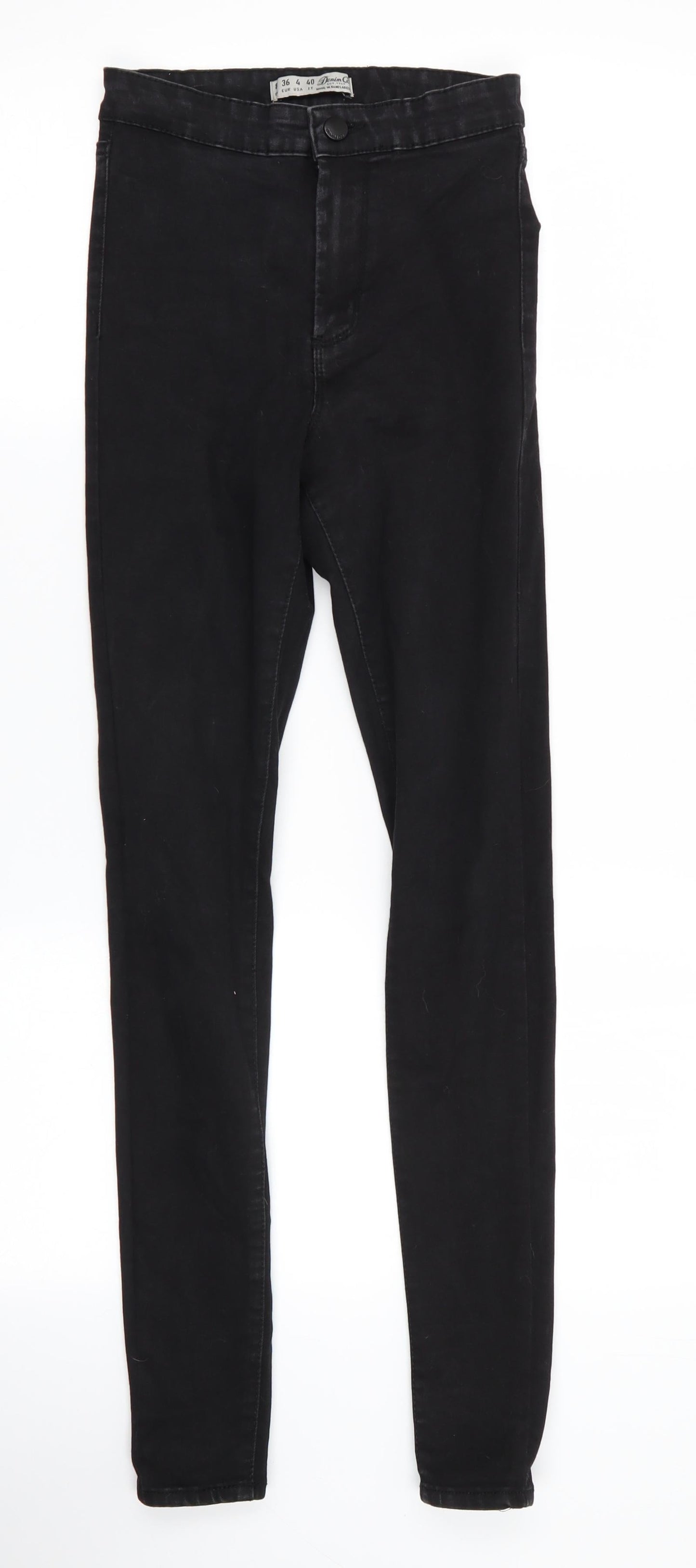 Womens UK Size 8 denim and co Regular Fit Skinny Black Jeans